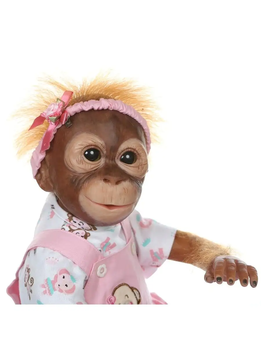 Кукла мягконабивная Реборн Обезьяна Бинго 52 см (5454333) - фото 4 Кукла мягконабивная Реборн Обезьяна Бинго 52 см (5454333) - фото 4