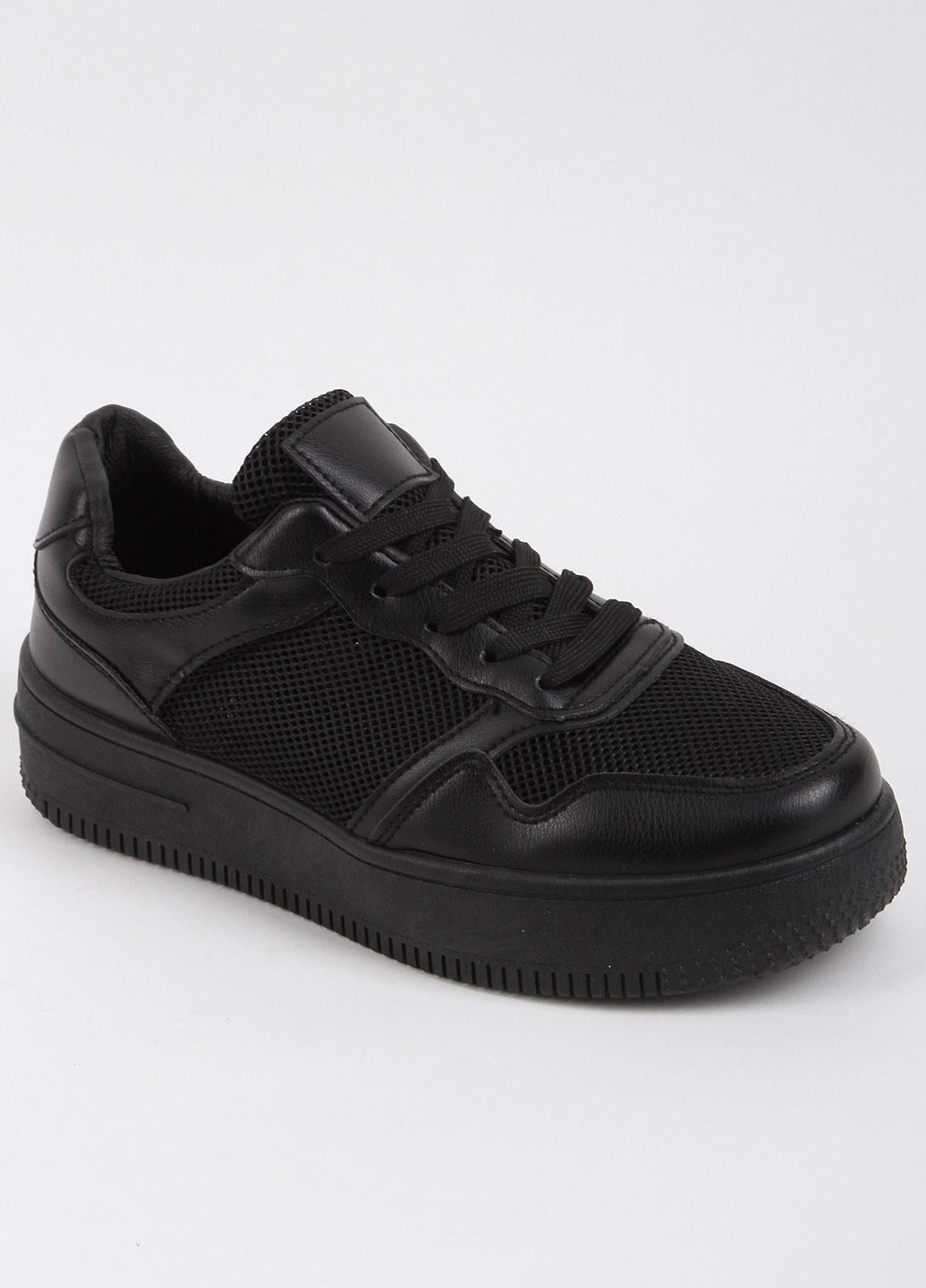 Кеды женские Fashion KJ12-1 339461 р. 39 Черный (339461_39)
