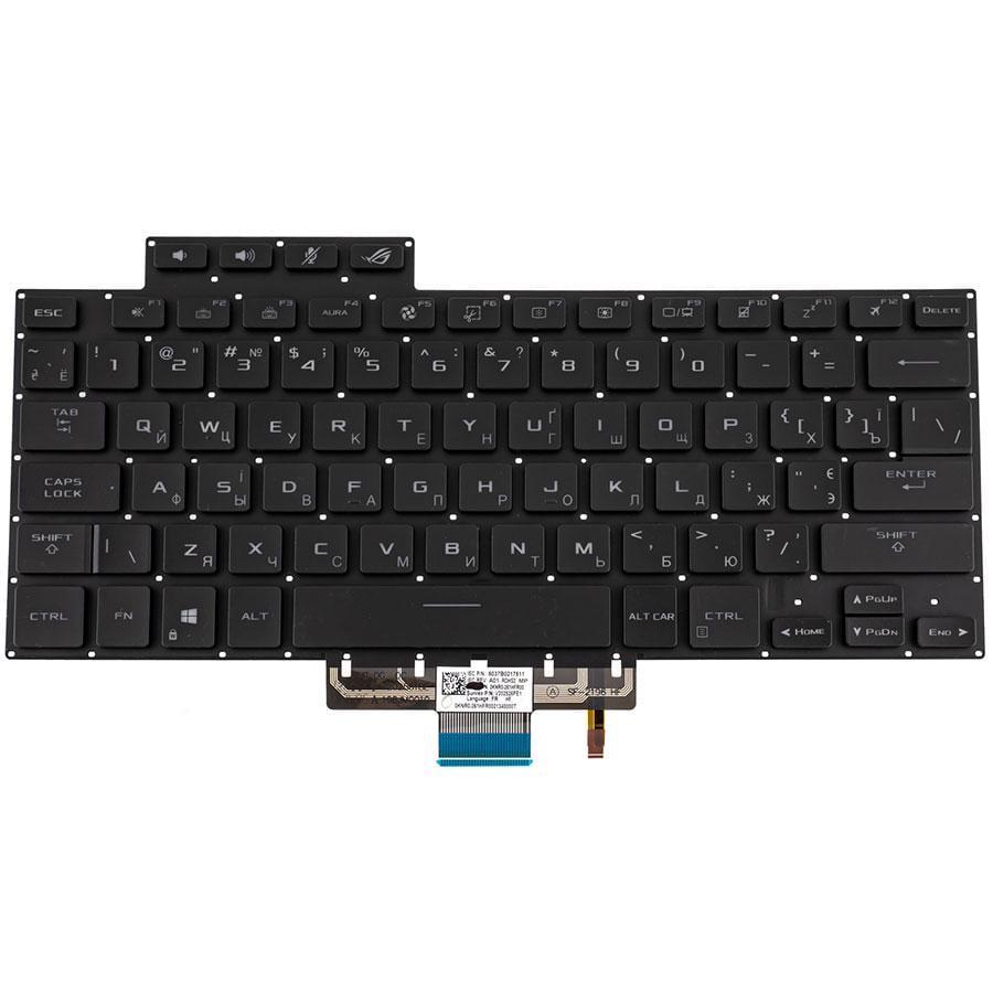 Клавиатура для ноутбука Asus GA503 series RGB/rus/без фрейма Черный (171926)