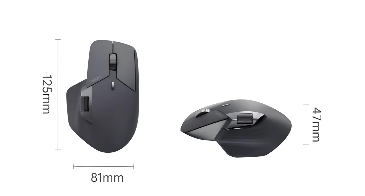 Мышь RAPOO MT760NL с комбинированным подключением/боковым колесиком 12000 DPI Light black (2570567767) - фото 10 Мышь RAPOO MT760NL с комбинированным подключением/боковым колесиком 12000 DPI Light black (2570567767) - фото 10