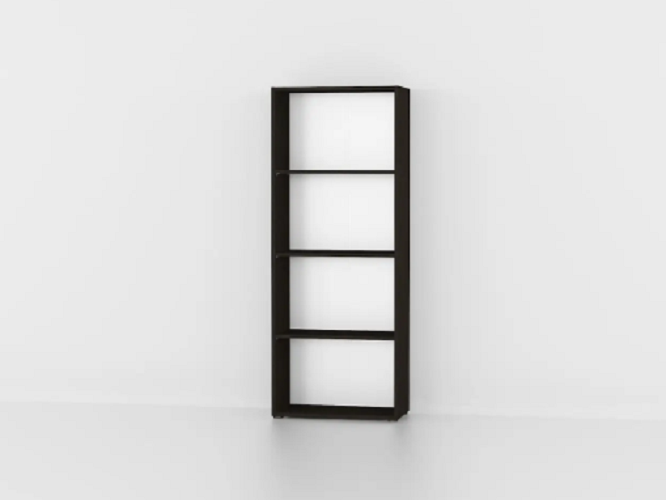 Стеллаж для книг с полками Венге темный (P3в) - фото 1 Стеллаж для книг с полками Венге темный (P3в) - фото 1