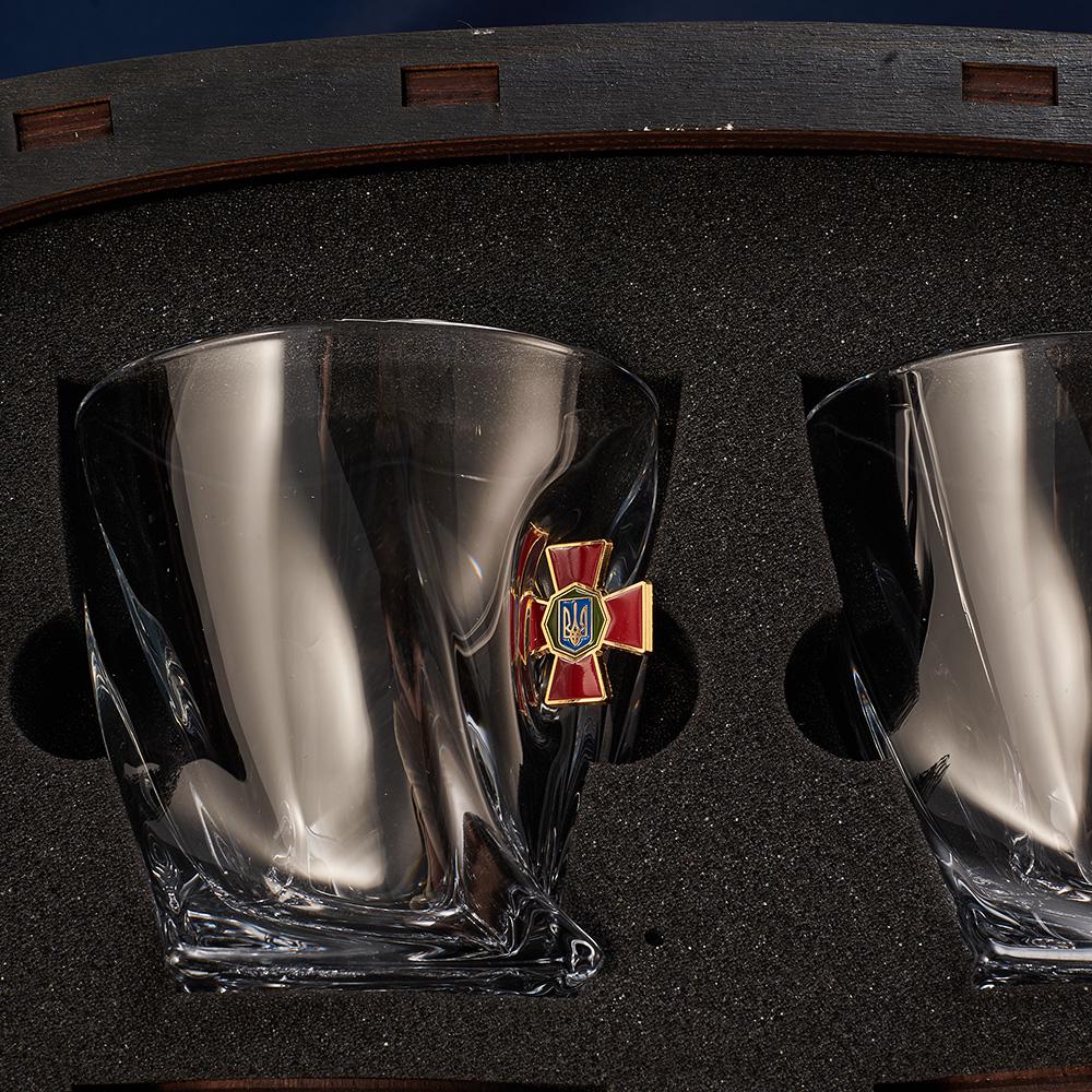 Подарочный набор рюмок с шевроном Национальная гвардия большой (28415109) - фото 5 Подарочный набор рюмок с шевроном Национальная гвардия большой (28415109) - фото 5