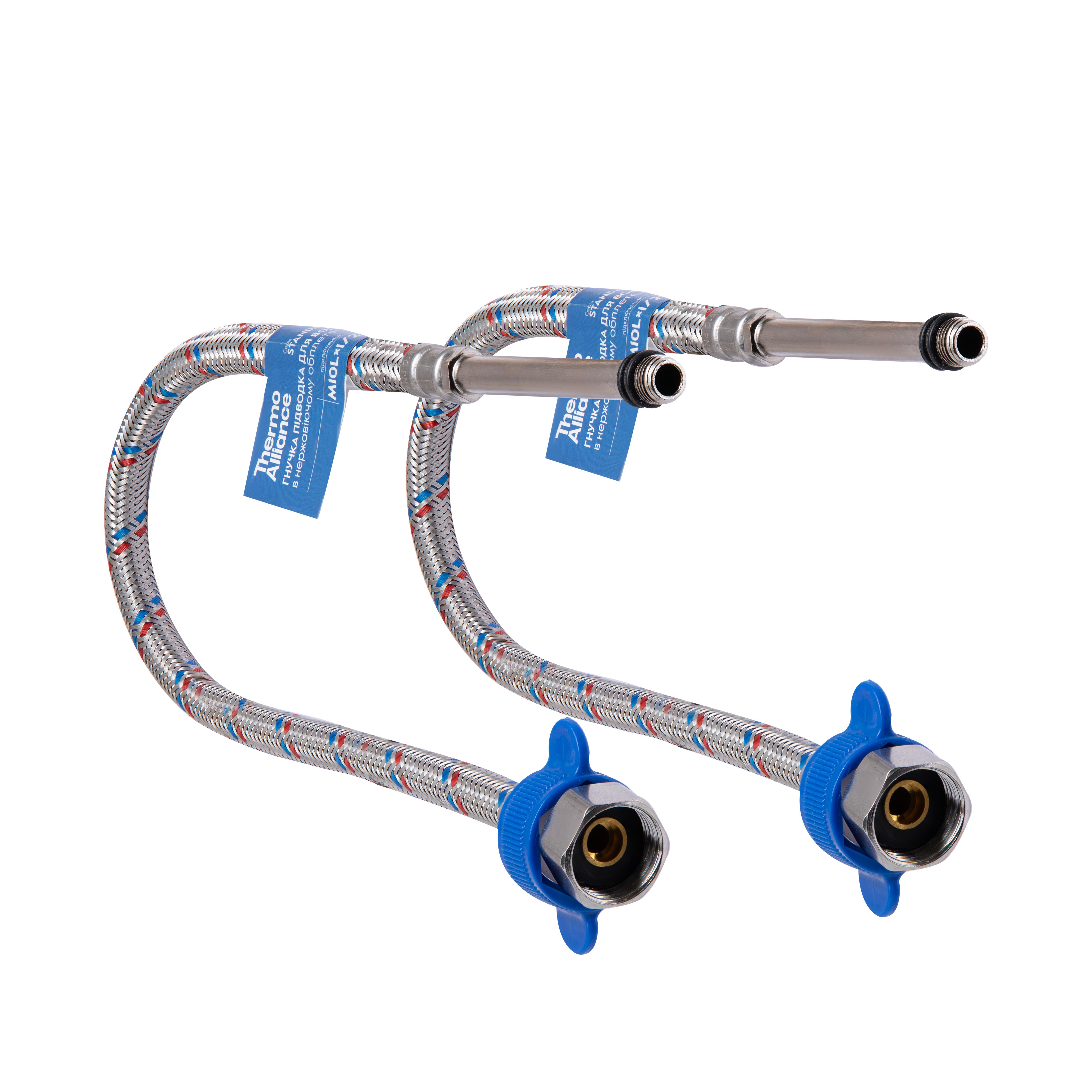 Шланг для воды Thermo Alliance Standart 50 см нержавеющая оплетка М10x1/2"В длинный пара (SD396W50)