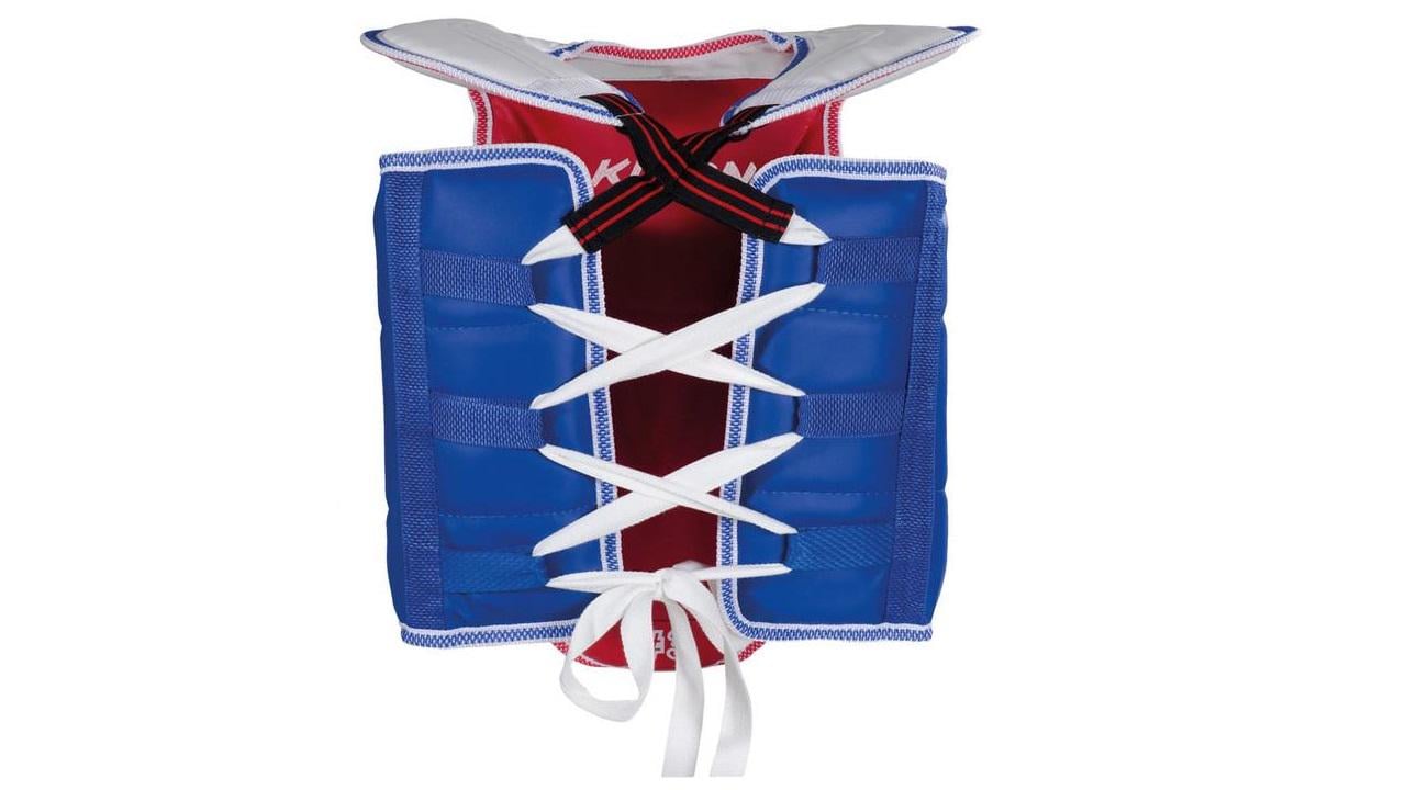 Жилет для тхэквондо KWON двухсторонний №3 Красный/Синий (33119) - фото 2 Жилет для тхэквондо KWON двухсторонний №3 Красный/Синий (33119) - фото 2