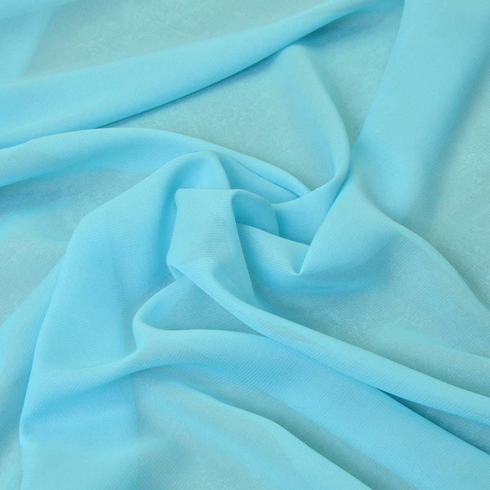 Ткань шифон Мульти Ментоловый (16296)