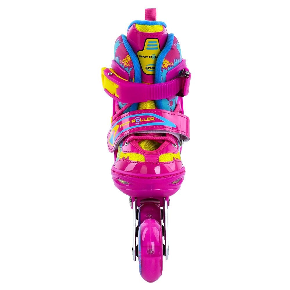 Ролики детские раздвижные Profi A4149-хS-P р. 27-30 - фото 3