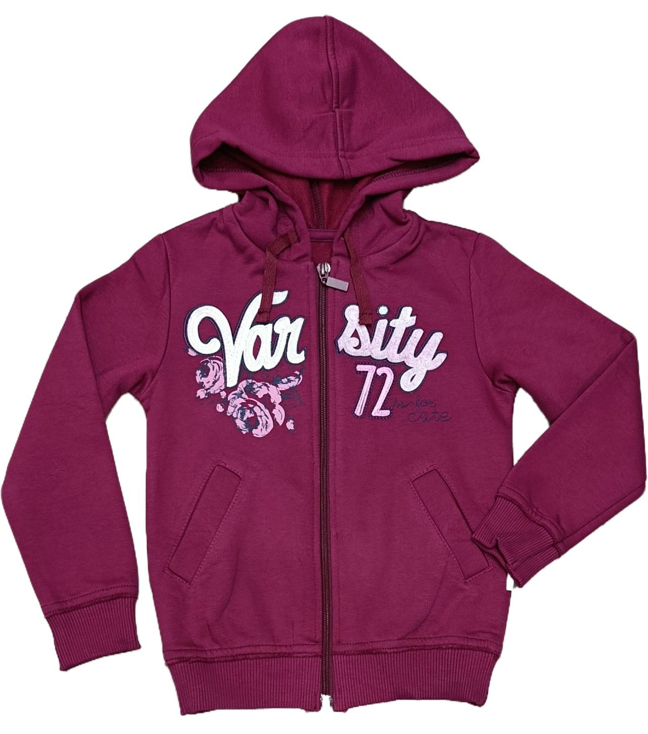 Кофта с начесом для девочки Bembi КФ 117 Varsity 110 см