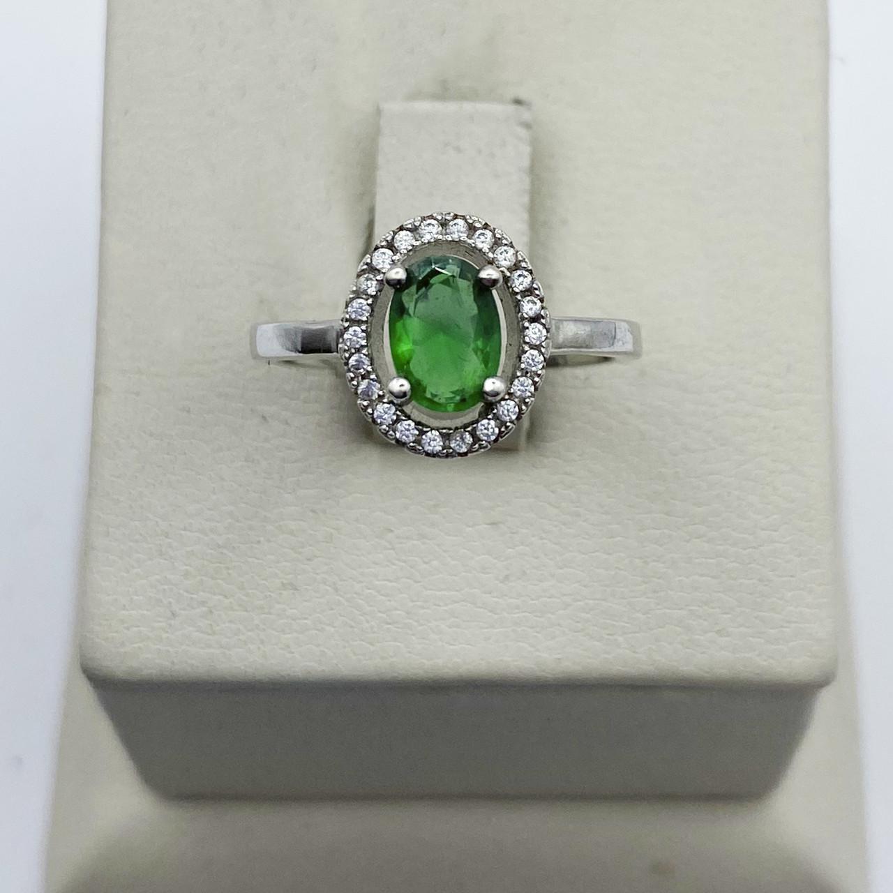 Кольцо серебряное со шпинелью р. 16,5 2,87 г (1993881295)