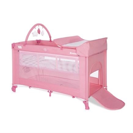 Ліжко-манеж Lorelli Noemi 2 Layers Plus Рожевий (10080562151) - фото 3 Ліжко-манеж Lorelli Noemi 2 Layers Plus Рожевий (10080562151) - фото 3