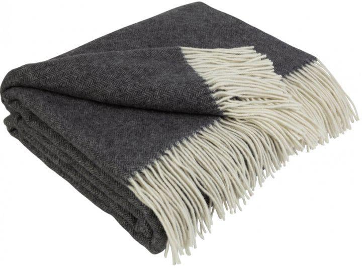 Плед кашемировый Love you 140х200 Темно-серый (143460) - фото 3