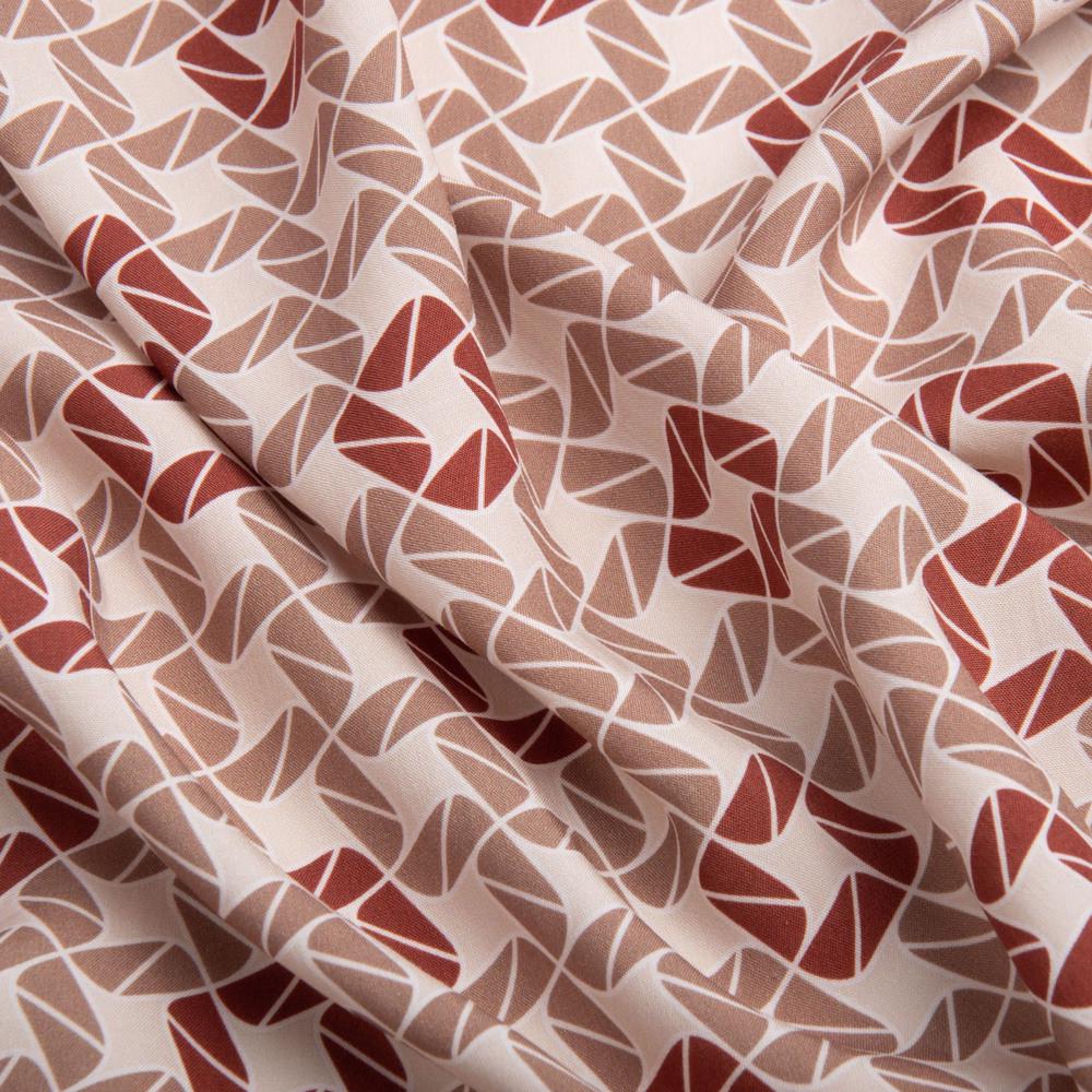 Ткань платяная штапель стрейч вискоза Ирис 110 гр/м2 150 см Беж (2276812272)