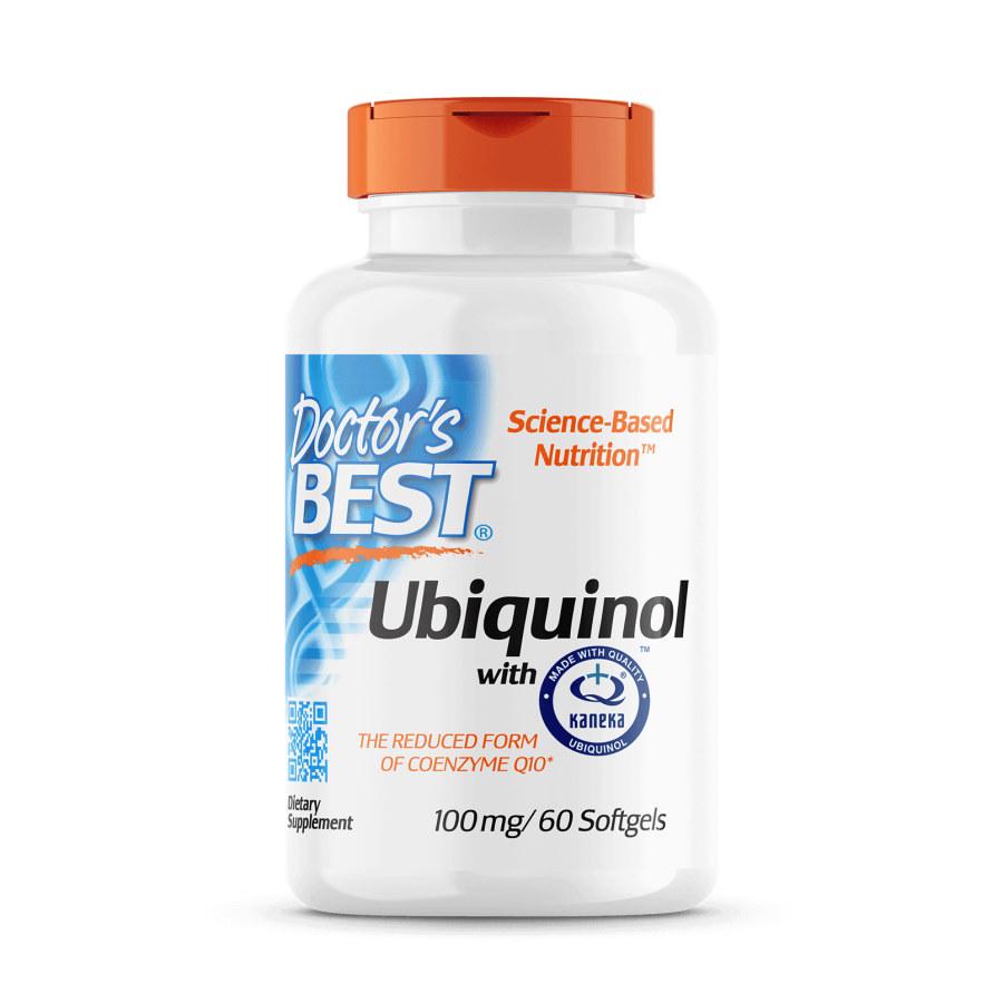 Натуральна добавка Doctor's Best Ubiquinol with Kaneka 100 мг 60 капс. (7836)