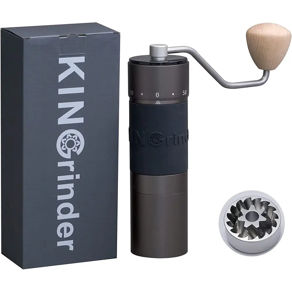 Кавомолка ручна KINGrinder K6 з металевими жорнами (KGK6)