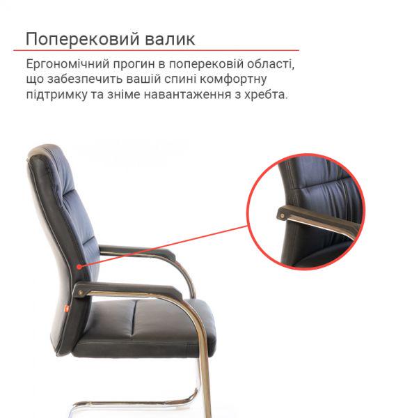 Кресло конференционное АКЛАС Натан CH CF Черный (1611385) - фото 6