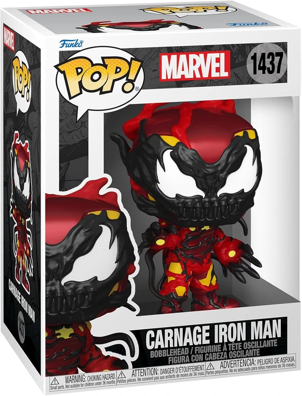 Ігрова фігурка Карнаж Залізна Людина Funko POP Marvel 1437 Carnageized Iron Man (18753)