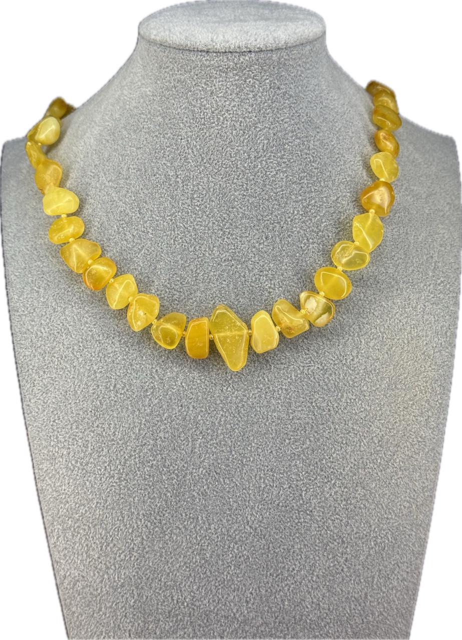 Бусы из янтаря лечебные 49 см (н-650) Бусы из янтаря лечебные 49 см (н-650)