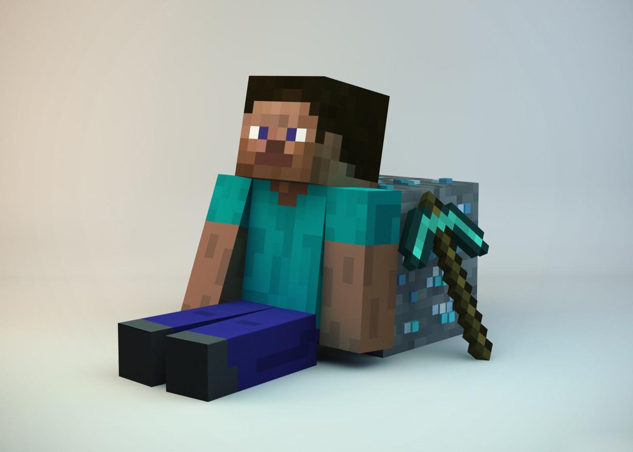 Картина постер Gee! Minecraft Майнкрафт мінімалізм 60х40 см MC.09.154