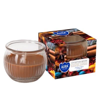 Свечка ароматическая Bispol Рождественские специи (27615)