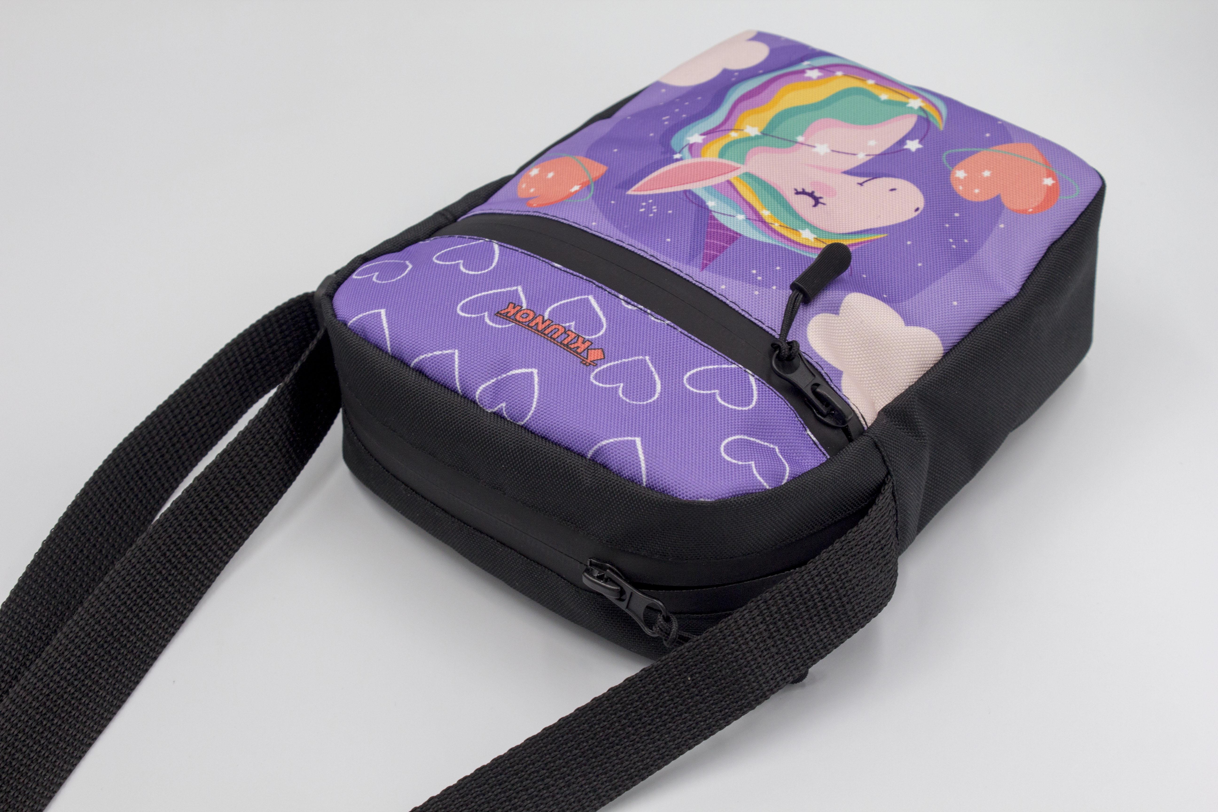 Сумка через плече для дівчинки Єдиноріг Фіолетовий (К-13) - фото 8 Сумка через плече для дівчинки Єдиноріг Фіолетовий (К-13) - фото 8