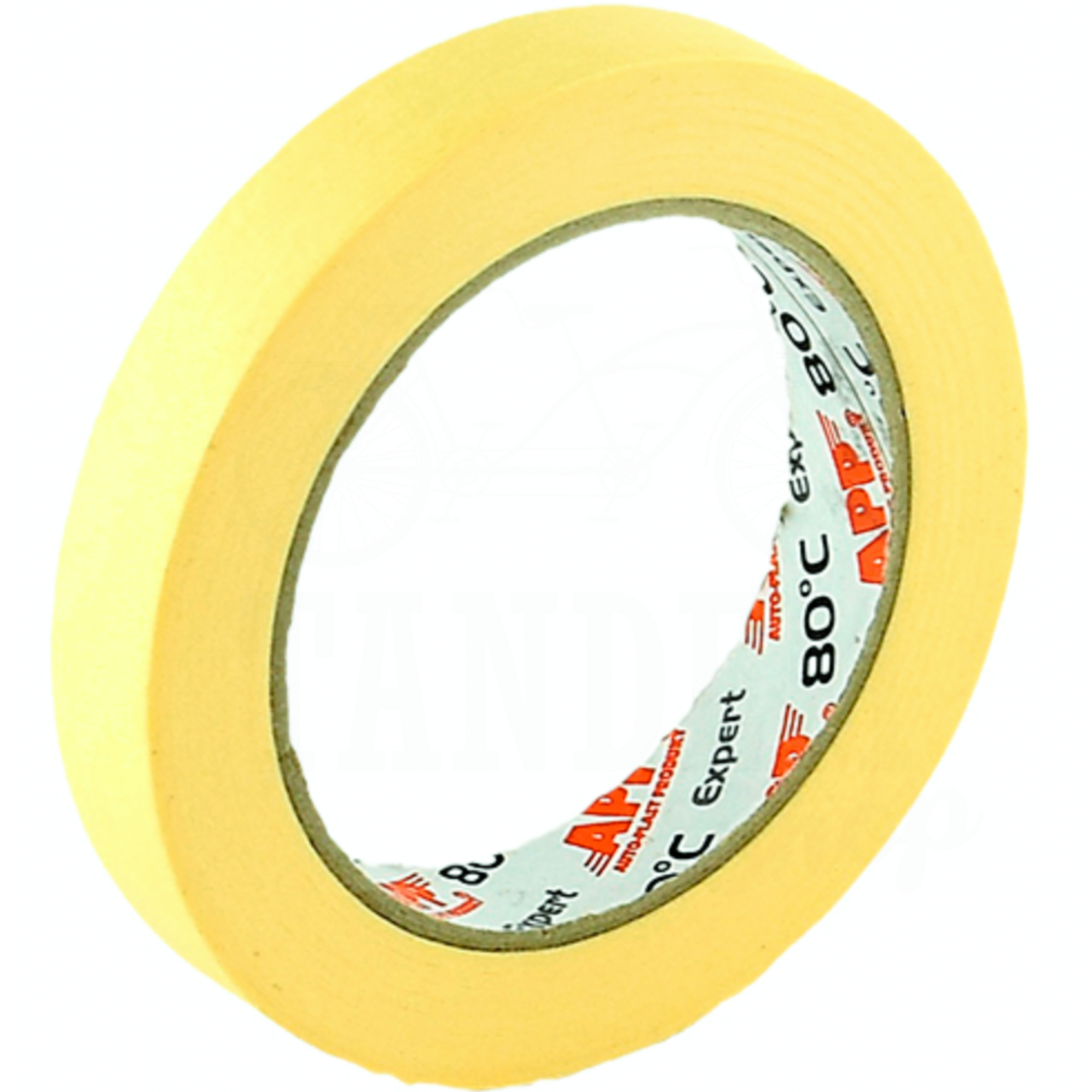 Лента малярная маскирующая АРР 80°C Expert 18 мм х 45 м Желтый