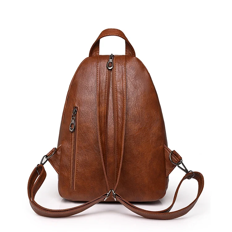 Рюкзак жіночий в ретро-стилі на 1-2 лямках шкіряний (Р-013) - фото 4 Рюкзак жіночий в ретро-стилі на 1-2 лямках шкіряний (Р-013) - фото 4