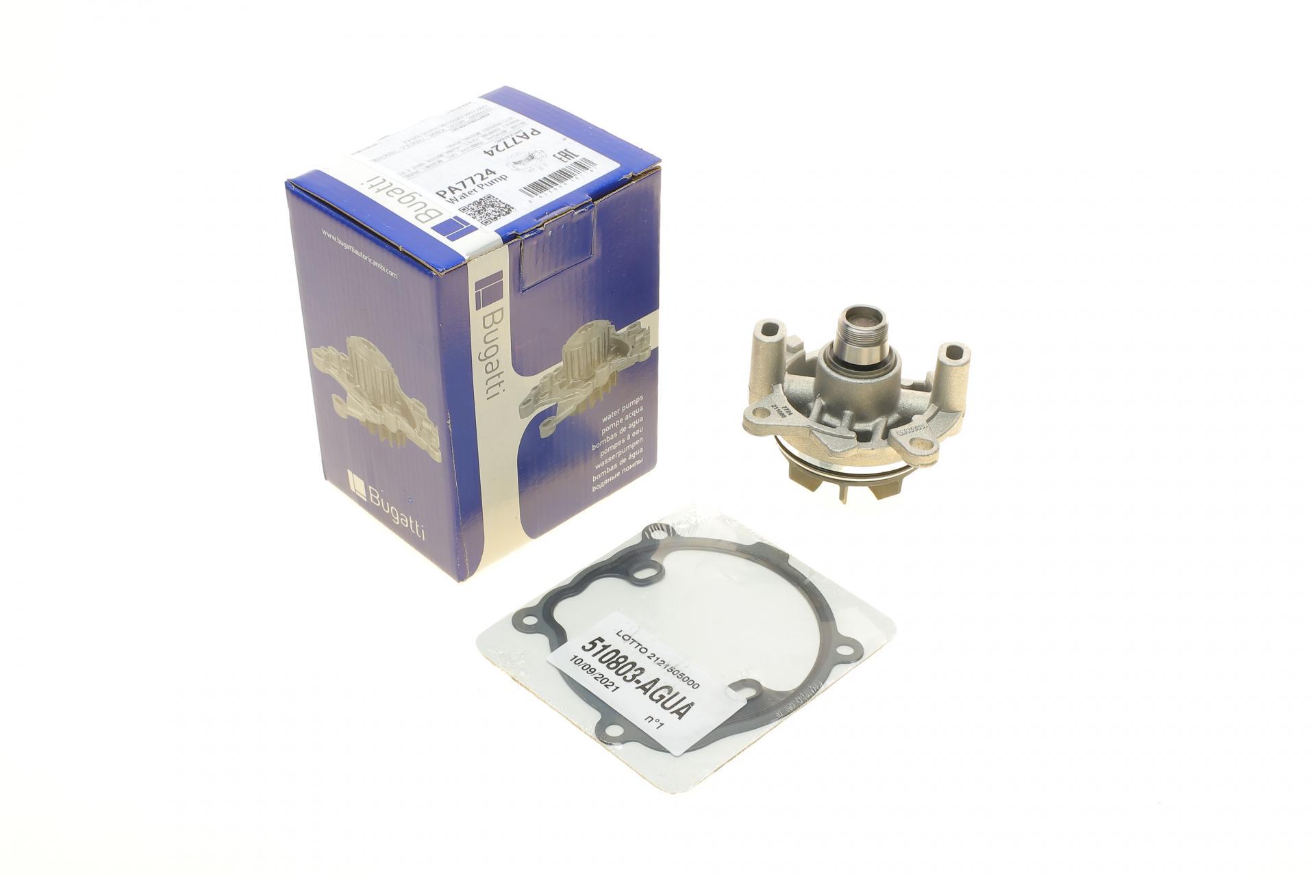 Насос воды Bugatti Renault Master/Trafic/Laguna/Opel Vivaro/Movano/Nissan 2.2dCi/2.5dCi 00- B/B8лоп PA7724 (25589659)
