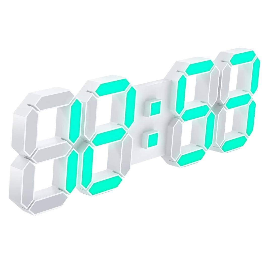 Часы настольные электронные 3D Bodasan с будильником термометром зеленая подсветка Белый (HJ3D) - фото 1 Часы настольные электронные 3D Bodasan с будильником термометром зеленая подсветка Белый (HJ3D) - фото 1