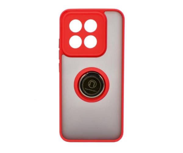Чехол-накладка TPU Color Matte Ring для Xiaomi 14 Pro Красный
