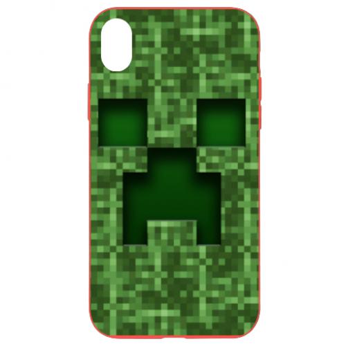 Чехол для iPhone XR Minecraft пиксели