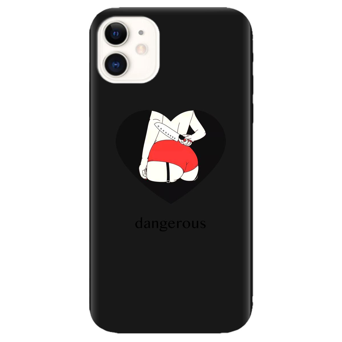 Силиконовый чехол Zorrov для Apple iPhone 11 Dangerous (12180040179072075)