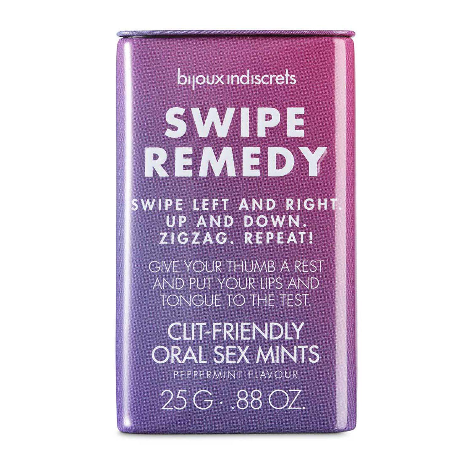 Мятные конфеты Bijoux Indiscrets SWIPE REMEDY clitherapy oral sex mints - фото 2