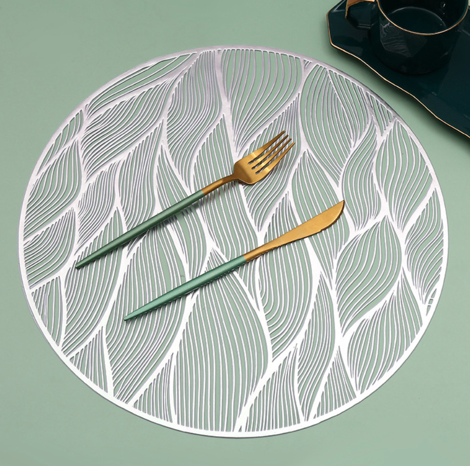 Салфетка сервировочная 5469 38 см Серебристый (4220852)