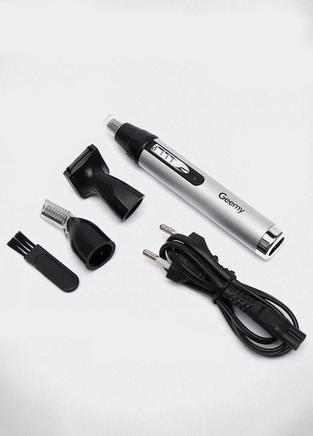Триммер для стрижки Geemy GM-3107 с тремя насадками Серый (774744) Триммер для стрижки Geemy GM-3107 с тремя насадками Серый (774744)