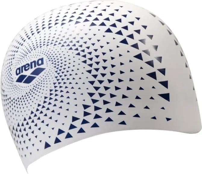 Шапочка для плавания Arena REVERSIBLE CAP двусторонняя Бело-серый (003786-103) - фото 3