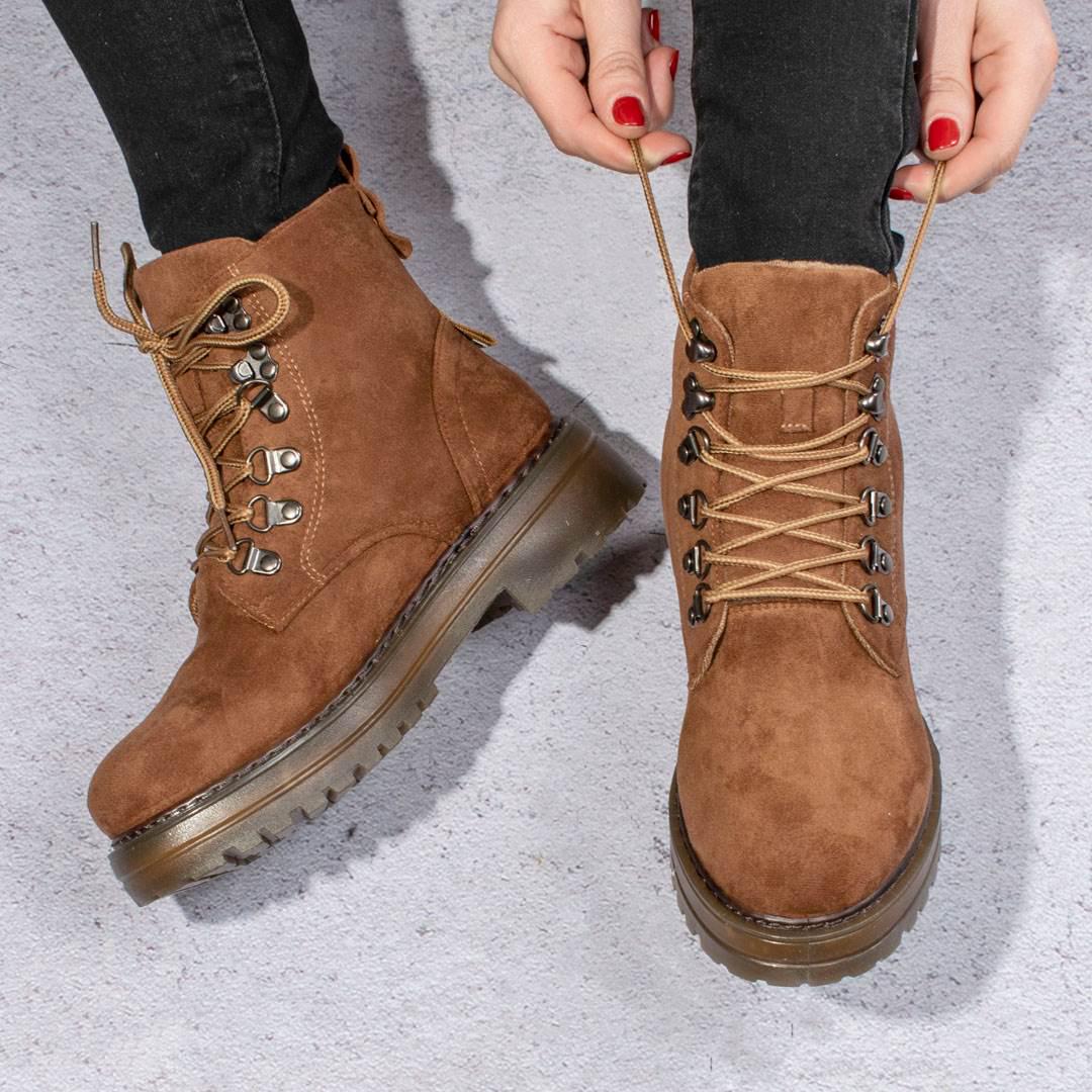 Ботинки женские зимние из экозамши 326317 р. 36 23 см