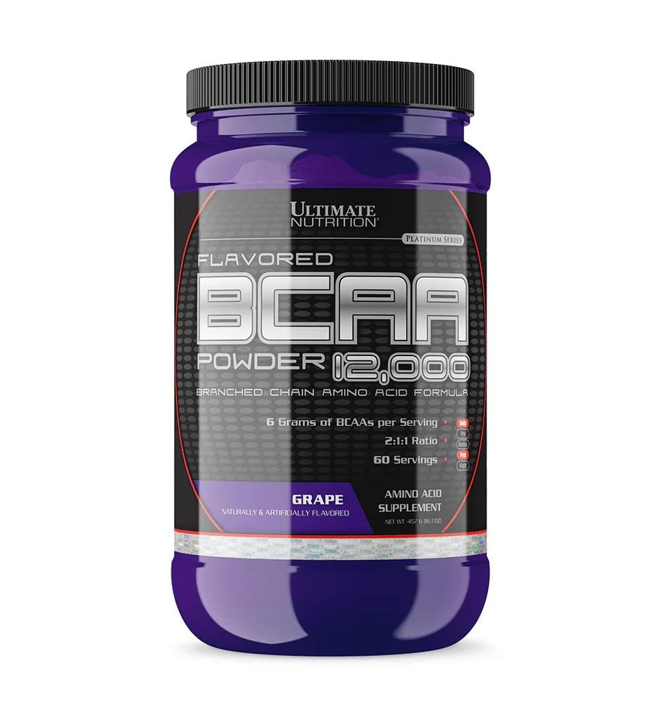 Аминокислоты Ultimate nutrition BCAA 12000 Grape 457 г