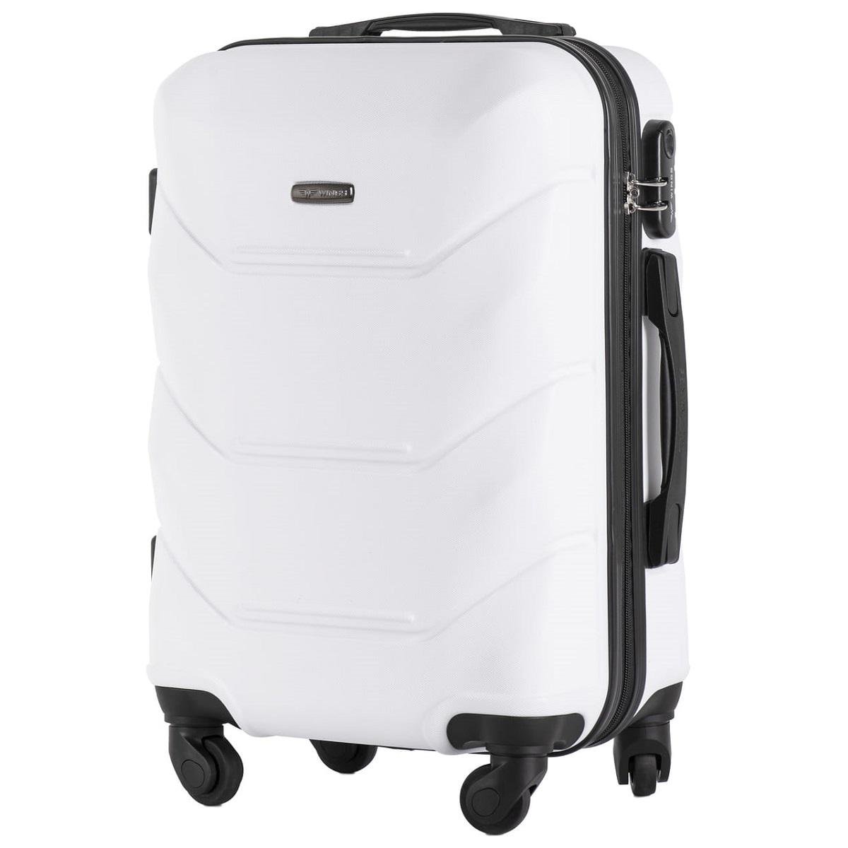 Чемодан WINGS 147 малый из пластика Белый (Wp00446) - фото 1