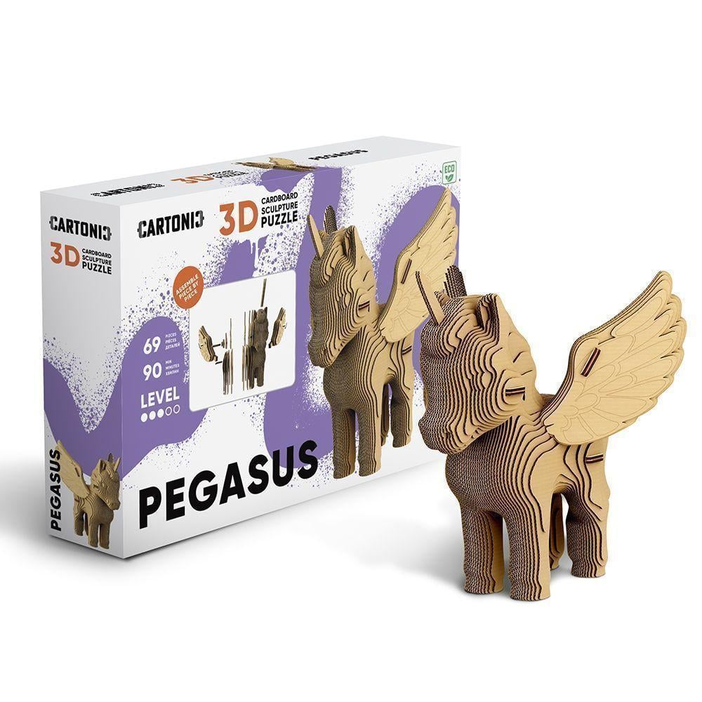 Пазл картонний 3D Cartonic Pegasus Кінь Пегас 69 деталей (2553328710) Пазл картонний 3D Cartonic Pegasus Кінь Пегас 69 деталей (2553328710)
