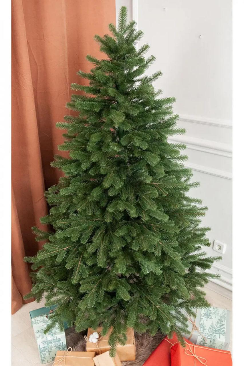 Штучна ялинка лита Грант Еліт з металевою підставкою 2,1 м Зелений (VYA678206) - фото 4 Штучна ялинка лита Грант Еліт з металевою підставкою 2,1 м Зелений (VYA678206) - фото 4