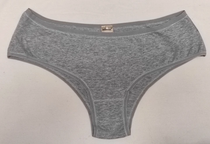 Трусы-слипы женские хлопковые Jolinesse L Серый (22-1190-С)