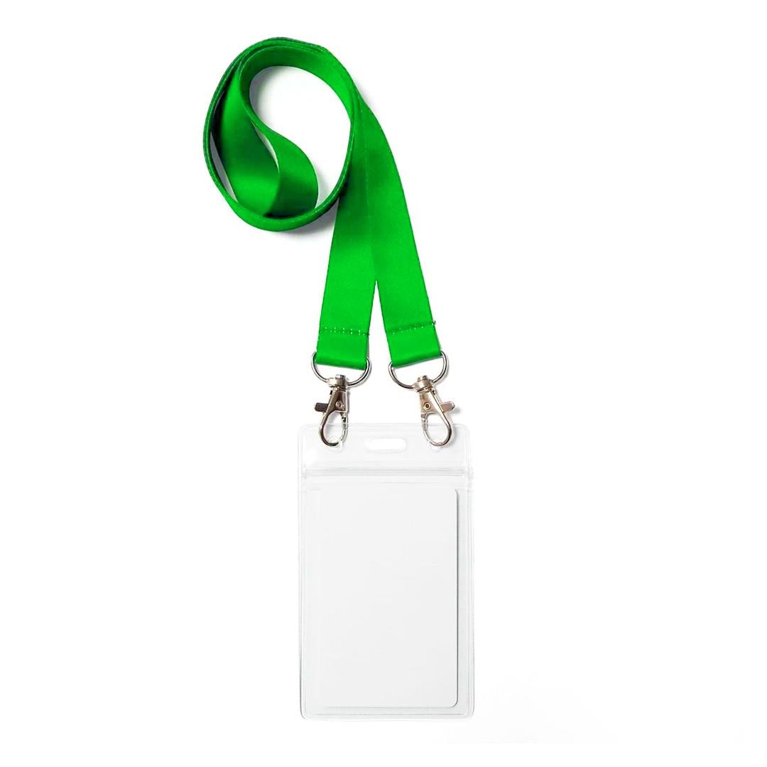 Бейдж с шнурком Ardix BS-09 114х67 мм 10 шт. Зеленый (07-020-1-GR)