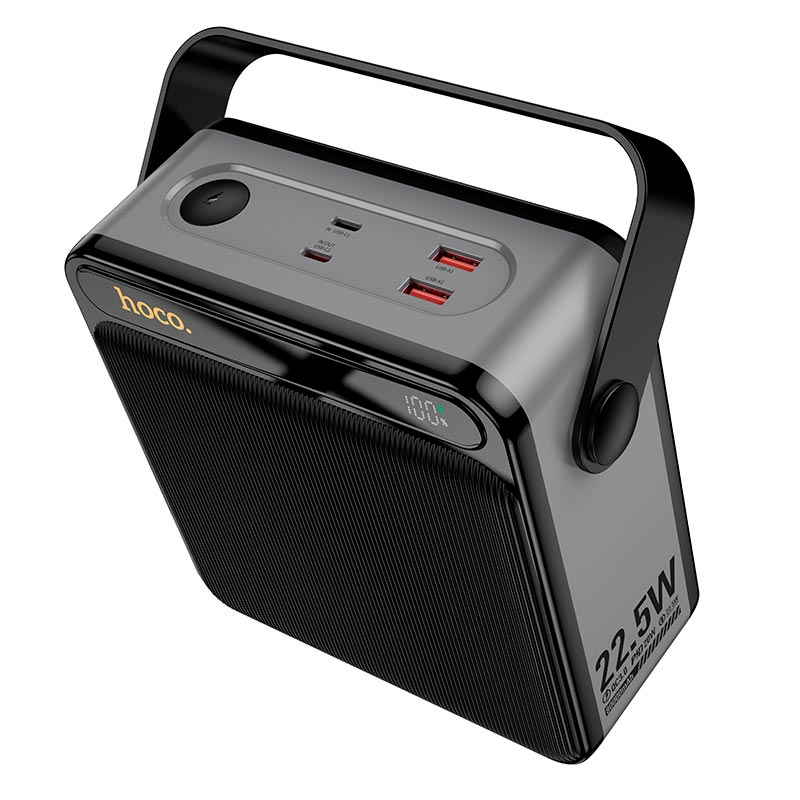 Павербанк Hoco J161 80000 mAh 2USB/2Type-C 20W/22.5W PD/QC Черный (PG054354)