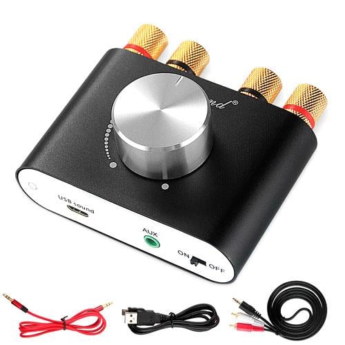 Аудио усилитель мощности звука Nobsound NS-01G 2x50 Вт Bluetooth 5.0 (4777)