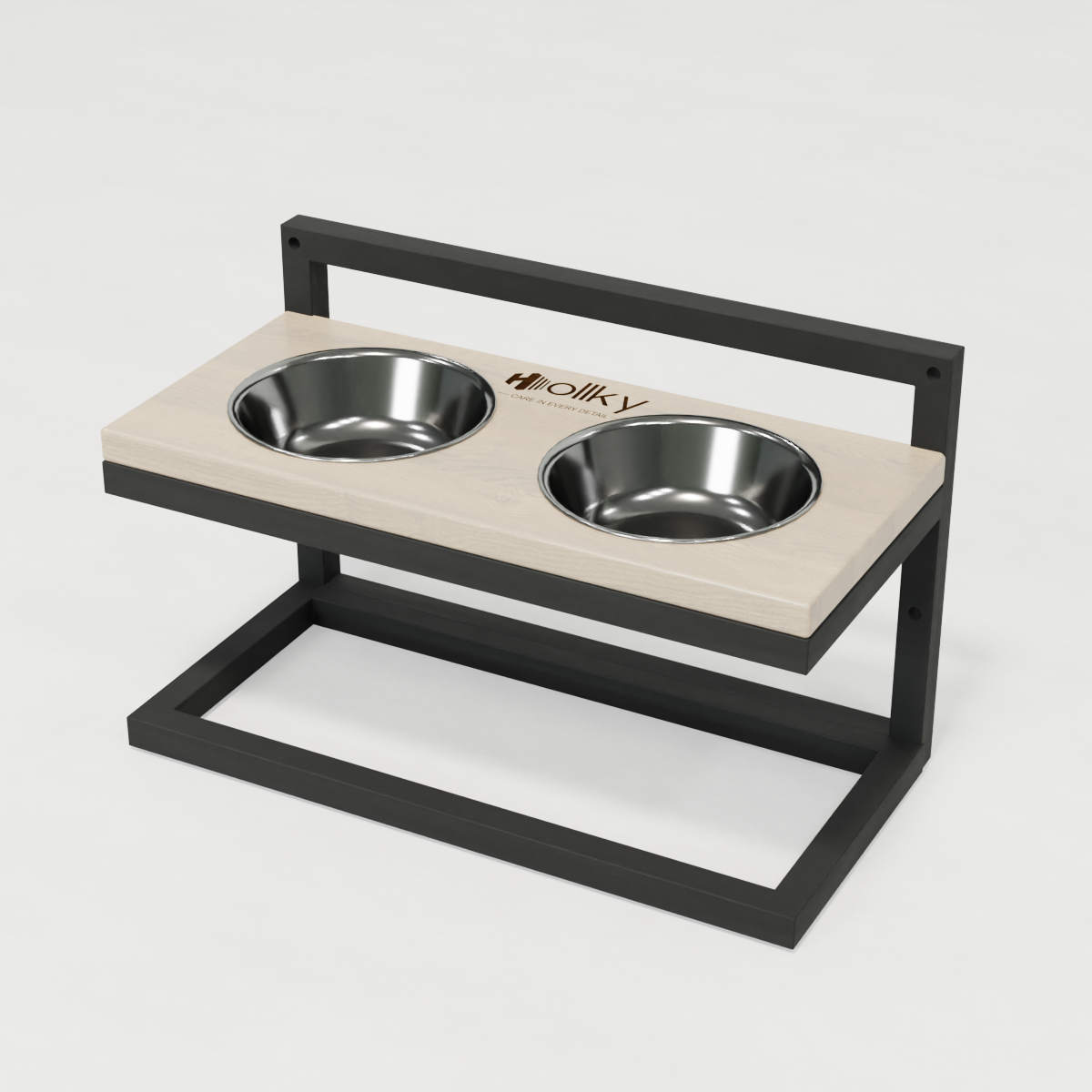 Миски на регульованій підставці для маленьких собак Hollky Flex S 2х0,45 л (FS-422523-GRWH) - фото 10 Миски на регульованій підставці для маленьких собак Hollky Flex S 2х0,45 л (FS-422523-GRWH) - фото 10