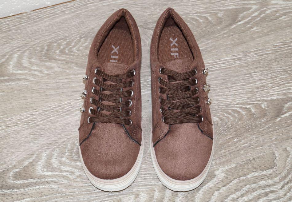 Кеды Xifa 39 р. 24 см Коричневый (30312-39) - фото 2 Кеды Xifa 39 р. 24 см Коричневый (30312-39) - фото 2