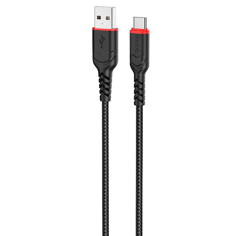 Дата кабель Hoco X59 Victory USB to Type-C 1 м Black Дата кабель Hoco X59 Victory USB to Type-C 1 м Black