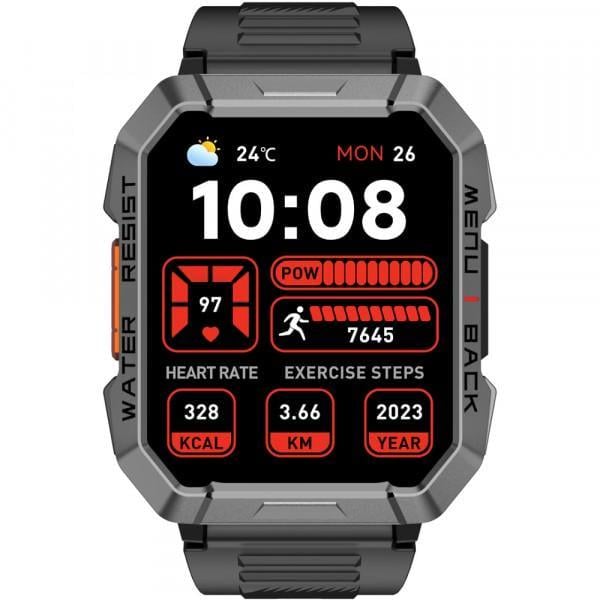 Смарт-часы Blackview W60 TFT Bluetooth аккумулятор 900 mAh IP68 2,01" Black (35615668)