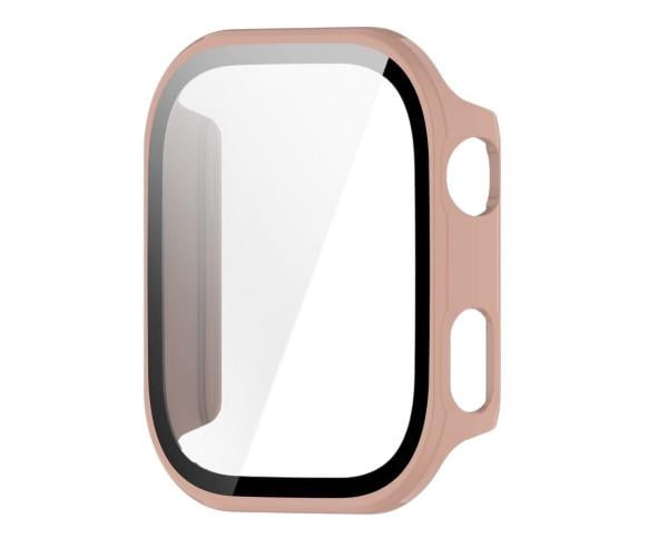 Чехол с защитным стеклом Protective Cover with Glass для Xiaomi Redmi Watch 6 Розовый