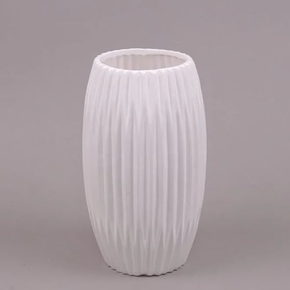 Ваза керамическая Flora Белый (6257)