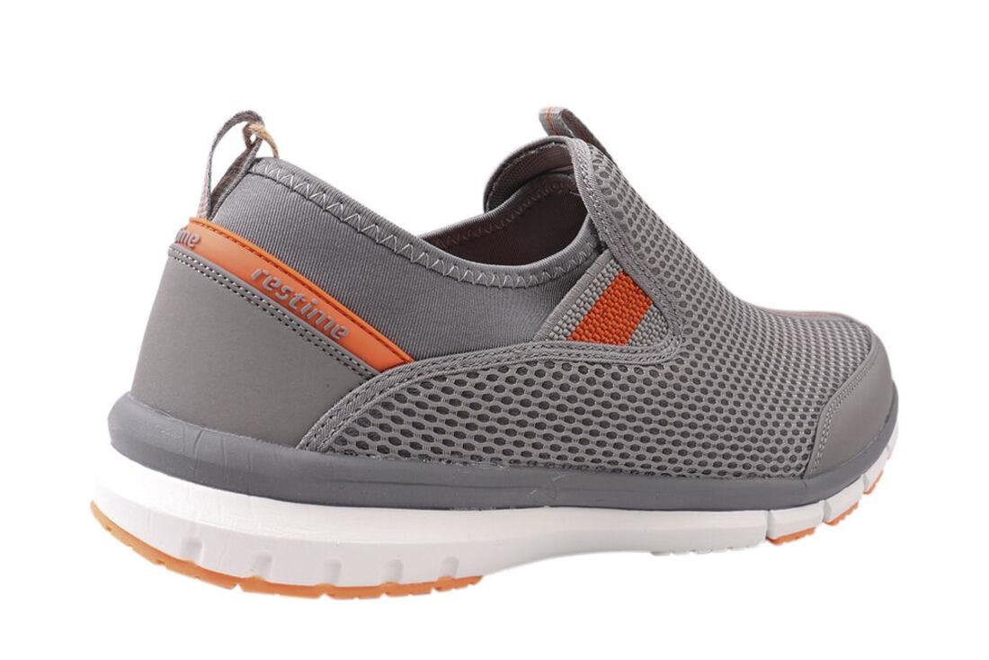 Кроссовки мужские Restime из текстиля на низком ходу р. 48 Серый (154-21/22LK) - фото 4